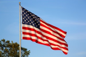 american flags